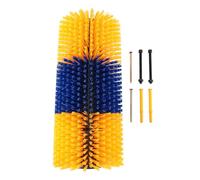 Pespa graffiante del bestiame da 435 mm di mucca da cavallo graffiatore alleviare il prurito del cavallo per la toelettatura piena per la pecora da bestiame (Giallo)