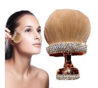 Pespa In Polvere, Pennello Per Il Trucco Per Il Corpo, Branco Di Sfregamenti, Un Elegante Abbellimento Di Strass, Strumento Di Copertura Completa, 9x6,5x6,5 Cm Per La Routine Di Trucco Professionale