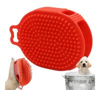 Pespa per bagno per cani, spazzola a doppia faccia, pennello per toelettatura in silicone | Strumento di pulizia di ondata fatta per gli animali domestici a capelli lunghi e corti, un pennello per la