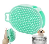 Pespa per bagno per cani, spazzola a doppia faccia, pennello per toelettatura in silicone | Strumento di pulizia di ondata fatta per gli animali domestici a capelli lunghi e corti, un pennello per la