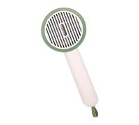 Pespa per cani, pennello per gatti - Pettine di depilazione per capelli cuccioli - Pannello slicer di gatto portatile multifunzionale con pulsante di rilascio per animale a capelli lunghi