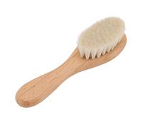 Pespa per capelli per bambini e di capra e setole morbide manico in legno manico delicata cuoio capelluto per barba per barba per neonati bambini piccoli bambini che facevano il