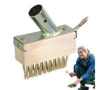 Pespa per Finitura - Rimozione Muschio del Setole Filo | Strumento di Diserbo della Feeding Manuale Malta | Strumento di Pulizia Crack di Mazzo Multifunzionale A 45 Gradi per Pavimentazione D