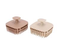 Pespa per massaggiatore del cuoio capriccio Massaggio alla testa esfoliazione delicata per 2pc di silicone per capelli