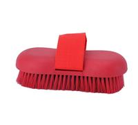Pespa per toelettatura a cavallo Anti Slip Bristle Soft Codice Strofinare Sponge per la pulizia del cavallo Lavorare il bagno Design ergonomico Gentle sulla pelle perfetta per la