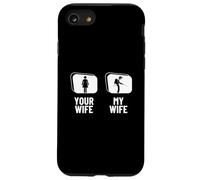 Pest Control Your Wife Mia moglie marito divertente sterminatore Custodia per iPhone SE (2020) / 7 / 8