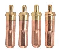 Peste di taglio dell'acetilene Gli ugelli anelli 4 pcs Accessori per torcia di saltura in rame in ottone ad alta temperatura per taglio metallico 1# 2# 3# 4# dimensioni