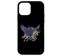 Peste Medico Equitazione Un Unicorno Volante Zombie Fantasy Art Custodia per iPhone 12 mini