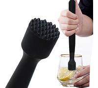 Pestello da Cocktail,Muddler Nero per Cocktail,Pestello da Cocktail,Cocktail Muddler,Limone Schiacciapatate per Tritare Cubetti di Ghiaccio,per il Debug di Cocktail e Succhi
