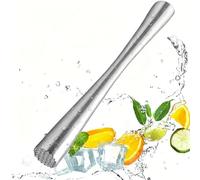 Pestello da cocktail, pestello Caipirinha per cocktail, pestello, muddler per schiacciare lime, utilizzato per fare cocktail, mojitos, succhi di frutta (22,5 cm)