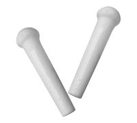 Pestello da Cucina Leggero e Liscio in Ceramica Bianca, 2 Pezzi | Facile da Pulire, Resistente alle Cadute, per Spezie e Aglio, Strumento da Cucina Versatile