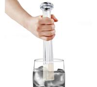 Pestello per bevande, tritaghiaccio da 24 cm per bevande, robusto strumento professionale per deliziosi e succhi di frutta, con base seghettata