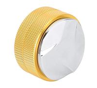 Pestello per caffè in acciaio inossidabile antiscivolo da 58 mm, base regolabile per un pressaggio uniforme, design a superficie piana con impugnatura ergonomica per uso domestico, (Oro)