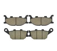 Pesti freno motociclisti compatibili anteriori e posteriori con mezza carena fZ6 non ABS 2 piston pistone pistone 5vx 5vxl xj6s xj6sp xj6n 2pcs set(Front and Rear)