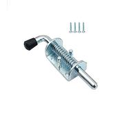 Pestillo con Resorte, KAIISSA Cerrojo con Resorte 125 mm, Cierre de Metal con Agarre, Resistente Pasador de Resorte Para Puerta de Patio, Cobertizo, Portón Trasero, Remolque, Garaje