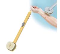 Pesto Bagno Manico Lungo per Doccia, Scrubber Posteriore Staccabile per Doccia Scrubber Bagno Sparo Esfoliante Spazzola Bagno Exfoliating Spazzo (YELLOW)
