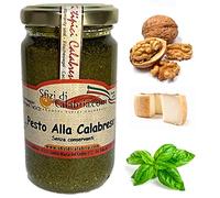 Pesto Calabrese, Basilico Noci e Pecorino Vaso 190gr Condimento Pasta pizza bruchette