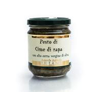 Pesto di Cime di Rapa Prodotto Italiano - vasetto da 180gr