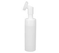 Pesto per il Viso a Pennello in Silicone Bianco -flacone per Pori Puliti Profondi, Bottiglia di Schiuma Mousse con Testa di Pompa Piega Tutti i Pelle (150 ml)