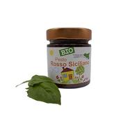 Pesto Rosso Siciliano da Condimento Per Pasta o Bruschetta, Prodotto solo da Riscaldare pronto per l'uso, Prodotto Tipico Siciliano 90g Tesori Di Sicilia