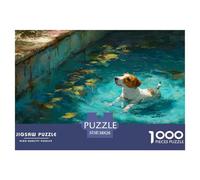 Pet 1000 Piece Jigsaw A Loyal Dog Puzzle, Universal Educational Toy for Kids & Adults, Cognitive Development Family Game 38x26cm/1000pcs