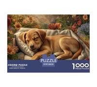 Pet 1000 Piece Jigsaw A Loyal Dog Puzzle, Universal Educational Toy for Kids & Adults, Cognitive Development Family Game 38x26cm/1000pcs