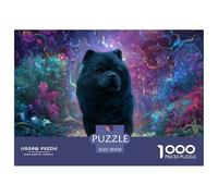 Pet 1000 Pieces Cognitive Development Jigsaw A Loyal Dog Puzzle, Educational Toy for Children Adults, Interactive Brain Game 70x50cm/1000pcs