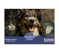 Pet 1000 Pieces Cognitive Development Jigsaw A Loyal Dog Puzzle, Educational Toy for Children Adults, Interactive Brain Game 38x26cm/1000pcs