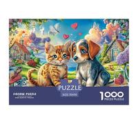 Pet AdventureElaborate 1000-Piece Jigsaw Puzzles for Adults A Mosaic of 1000 Challenging Puzzle Game Pieces - A Captivating And Demanding Gift for Adult And Youthful Minds Age 12 Years Up 70x50cm/100