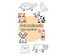 Pet Animals Coloring Book