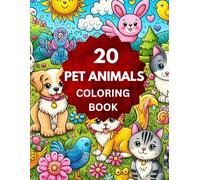 Pet Animals Coloring Book: Fun and Easy Coloring for Toddlers Ages 1-4