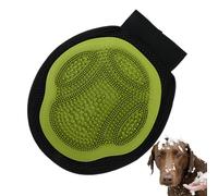 Pet Bath Brush, Dog Shower Brush Grooming Glove, 9.21x7.24x0.55 inches, Gentle Comfortable, Bathing Scrubber Tool for Bathroom Apartment Outdoor Indoor Travel Cats Dogs, Long and Short Haired Pets