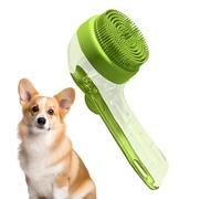 Pet Bath Brush, Dog Soap Brushes, 7.48x3.35x1.18 Inches, Gentle Slicker Scrubber, Hygiene Soft Bristle Tool for Puppy, Kitten, and Horse Hygiene Cleaning, Multicolor