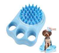 Pet Bath Brush - Silicone Pet Bathing Brush, Grooming Pets Shampoo Brussh, Dog Shampoo Brushes With Soap Dispense, Massage Brushes Cats Shower Hair Grooming Cleaning Scrubber For Short Haired Dogs