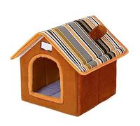 Pet Beds Indoor Pet House for Small Medium Dogs Soft Cat Bed Tent Dog Bed with Removable Cushion Travel (Size : L 50x42x50cm) (One Color S 36x32x40cm)