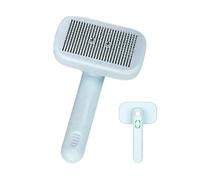 Pet Brush, Anti Static Tool for Cat, Comfortable Dematting with Hair Removal Function, Grooming Supplies for Loose Undercoat, Detangling, Brushing, Cleaning, Styling and Home 7.48x4.72 Inches