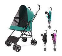 Pet Cat Stroller Struttura Ombrello Passeggini leggeri Passeggini per cani di piccola taglia, passeggini per cani di piccola taglia Prime, Pet Stroller Dog Pram Carrier per gatti Cuccioli e gattini