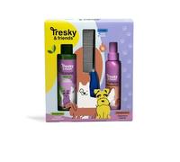 Tresky&Friends Set da Bagno per animali Shampoo, Profumo e Pettine