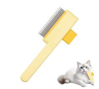 Pet Comb, Cat Shedding Tool, Knot Removing Grooming Rake, Cleaning Brush for Coats, Ideal for Short, Long Hair, Bathroom, Living Room, Shelter, Travel, Companion Use. 22.06 Inches