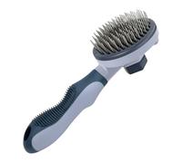 Pet Comb, Convenient To Clean, 20.2x7.5x5.8cm, Double-Sided Brush For Shedding And Bathing, Brush To Remove Loose, Comfort-Grip Ergonomic Handle, For Cat Dog Puppy Kitten