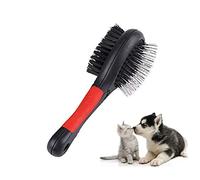 Pet Comb - Moda professionale Double Sided Pet Brush Pet Deshedding Spazzola per capelli Shedding Removal Cleaning Comb per Grooming & Massaging Cat Dog Puppy Kitty(M)