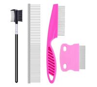 Pet Comb Set, Multifunzionale Pet Brush, Cat Brush Shedding, Dog Grooming Brushes, Deshedding Pet Comb, Cat Deshedding Brush, Pet Hair Brush, Pets Dematting Comb, Dog Comb for Grooming