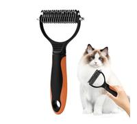 Pet Dematting Comb, Cats Deshedder Comb, Pet Grooming Comb, Pet Detangling Brush, Dog Grooming Comb, Dematting Comb for Pets, Sided Grooming Comb, Grooming Tool for Cats