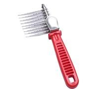 Pet Dematting Comb - Pet Matted Hair Grooming Comb | Smooth Ergonomic Cats Dematting Tools | Efficient Stainless Steel Brush | For Removing Dead Hair Tangles Knots Fluffing | For Friends Indoor