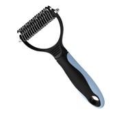 Pet Dematting Comb - Pet Puppy Shedding Comb Double-Sided | Pet Double-Sided Knot-Opening Cleaning Grooming Cat Comb, Pet Grooming Brush Pet Detangliing Brush for Puppies, Kittens, criceti