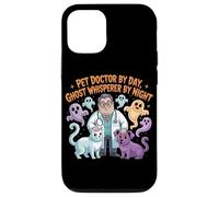 Pet Doctor By Day Ghost Whisperer By Night Halloween Veterinario Custodia per iPhone 12/12 Pro