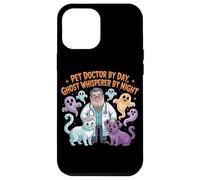 Pet Doctor By Day Ghost Whisperer By Night Halloween Veterinario Custodia per iPhone 12 Pro Max