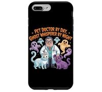 Pet Doctor By Day Ghost Whisperer By Night Halloween Veterinario Custodia per iPhone 7 Plus/8 Plus