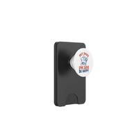 Pet Dogs Love Jesus Be Happy PopSockets PopWallet per MagSafe