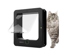 Pet Door - 11.7in Smart | Remote Control, 2 Collars, 4-Way